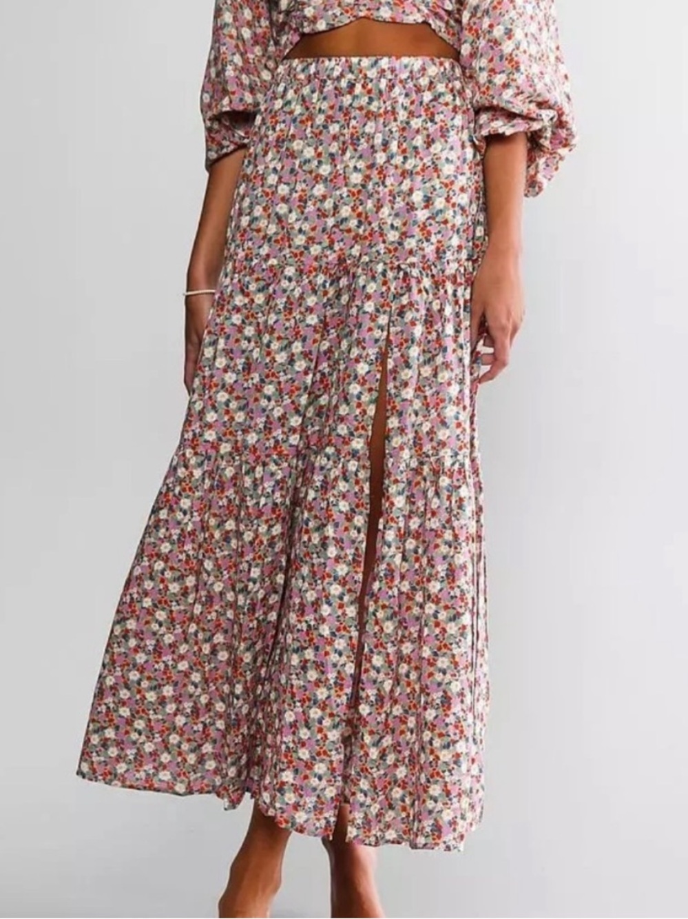 BILLABONG x SALTY BLONDE Free Love Skirt Floral Large NWT 167 - Picture 8 of 14
